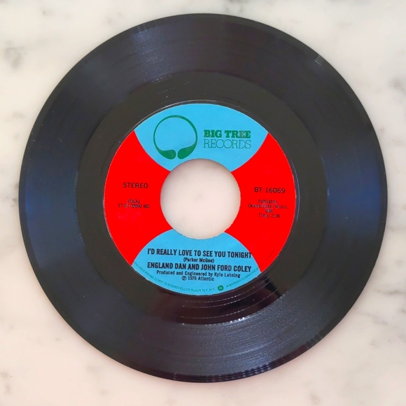 England Dan/John Ford Coley:I'd Really Love to See You Tonight/It's Not the Same - Picture 2 of 2